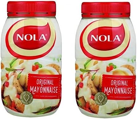 Nola Mayonnaise Bottle 27 Ounce|750g Imported from South Africa (Original, Pack of 2)