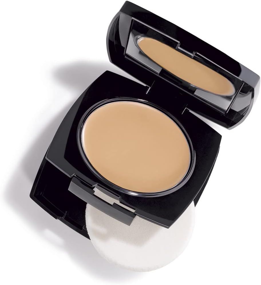Avon True Flawless Cream To Powder Compact 3-in-1 Concealer, Foundation & Powder Nude - True Blue IQ Colour Technology