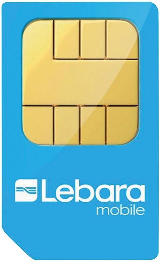 Lebara Pay As You Go Combi Sim Card With £5 Preloaded