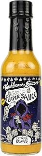 Torchbearer Sauces Garlic Reaper Sauce, 5 ounces - Carolina Reaper Peppers - All Natural, Vegan, Extract-Free, Made in USA and Featured on Hot Ones