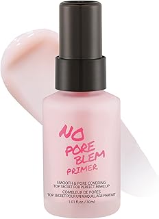 TOUCH IN SOL No Pore Blem Primer, 1.01 fl.oz(30ml) - Face Makeup Primer, Big Pores Perfect Cover, Skin Flawless and Glowing, Instantly Smoothes Lines, Long Lasting Makeup's Staying