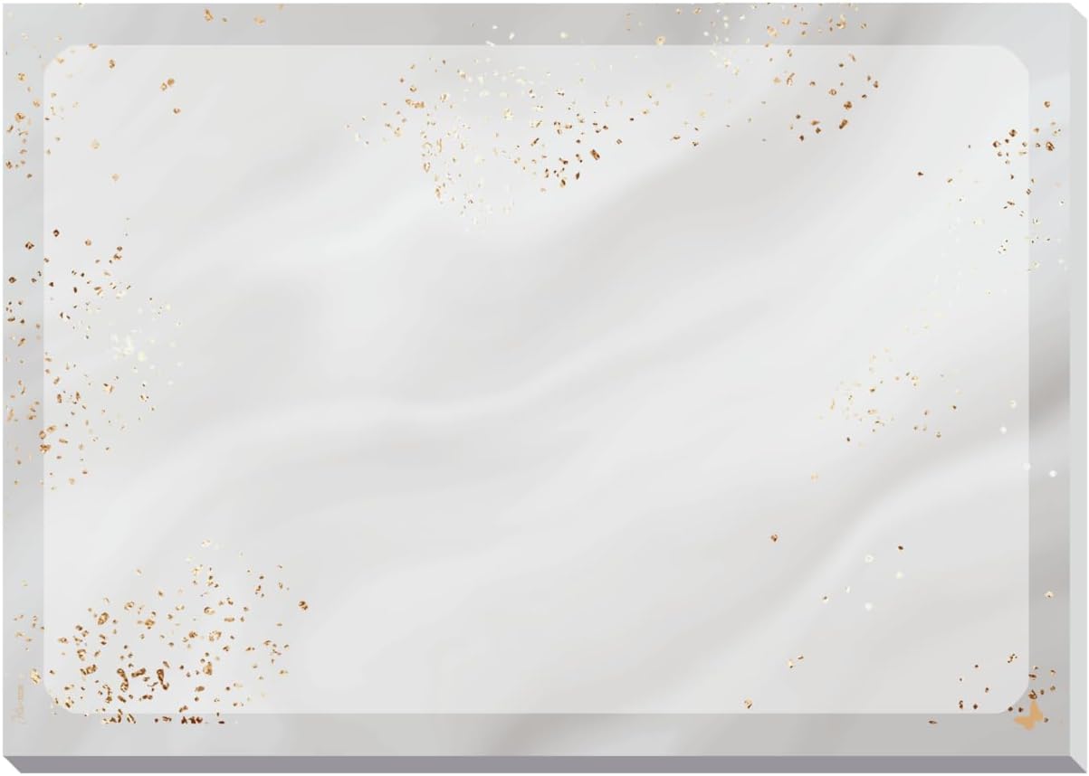 SIGEL JS105 Paper Desk pad Glittery Joy, DE, A3, 30 Sheets, FSC-Certified, Jolie