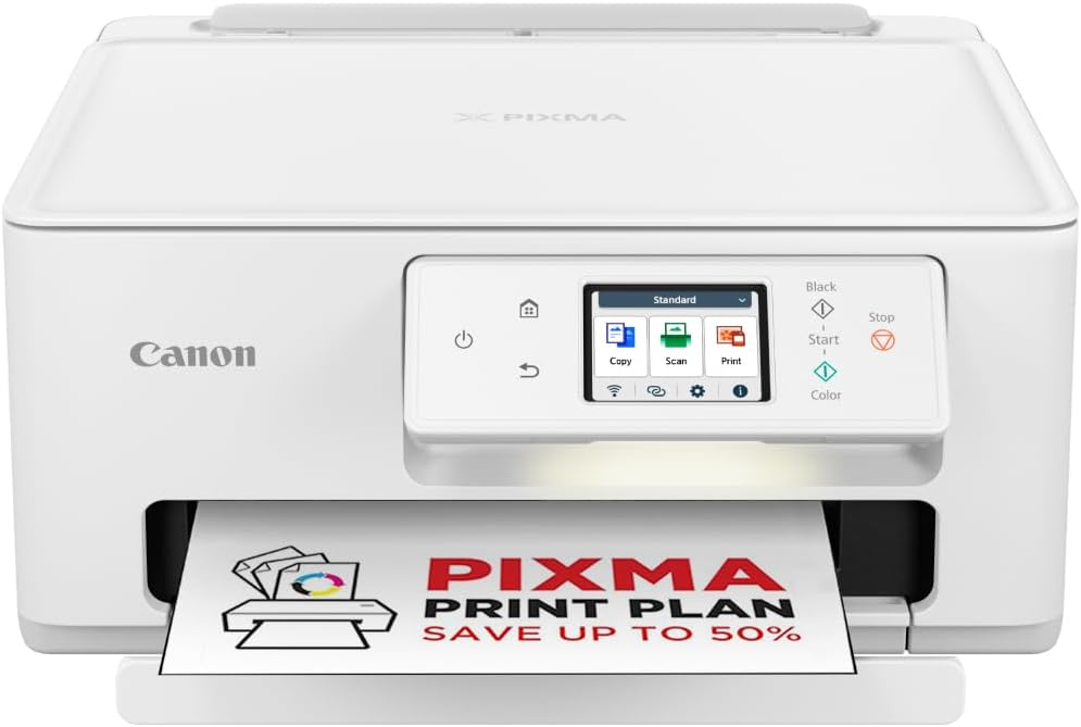 Canon PIXMA TS7650i Series - All-in-One Printer, Copier & Scanner for Home Use | Wireless for Easy Printing From Your Smartphone | Canon Printer Home Printers with PIXMA Print Plan