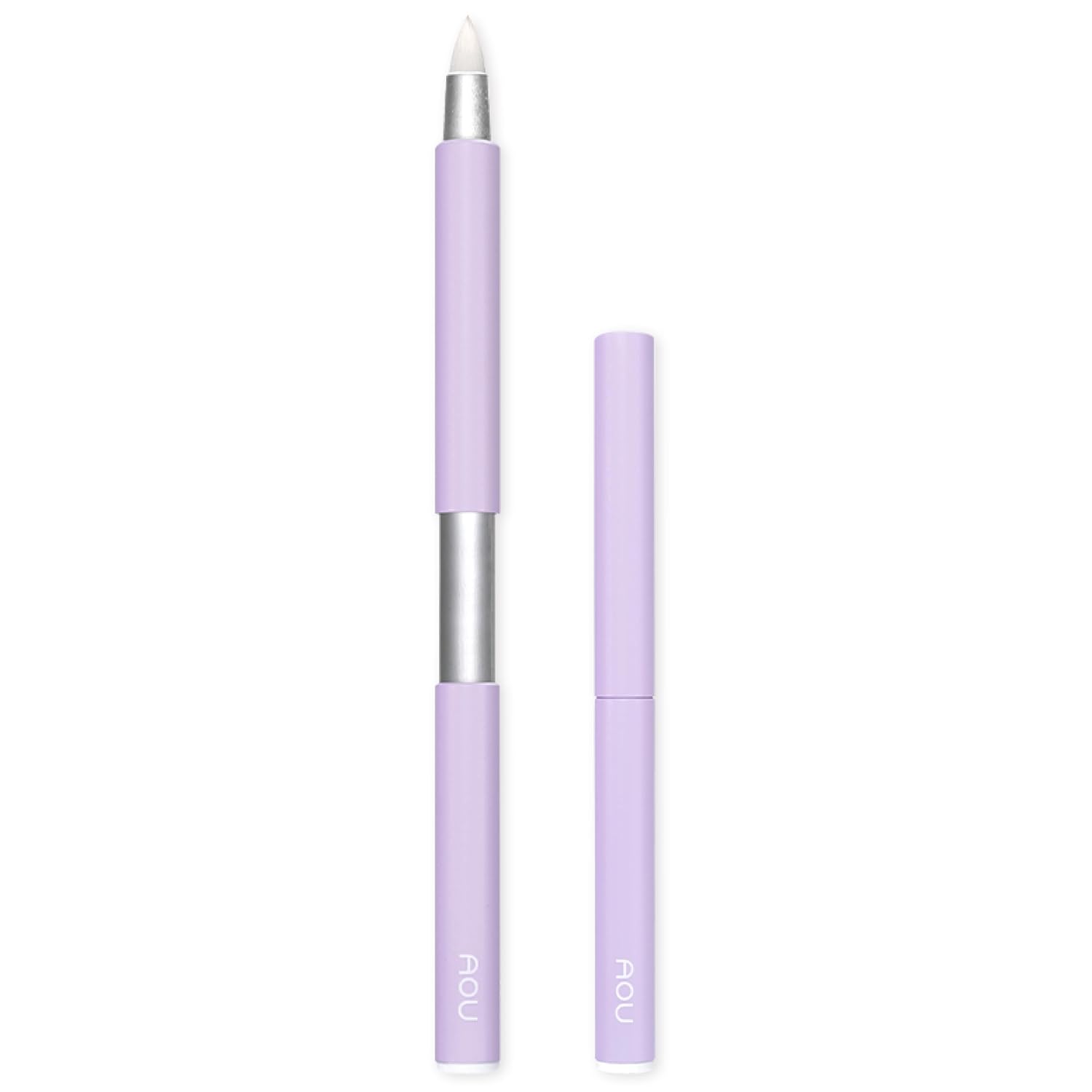 AOU PENCIL BRUSH Compact & Retractable Design for Easy Carry with Pointed Tip for Various Uses