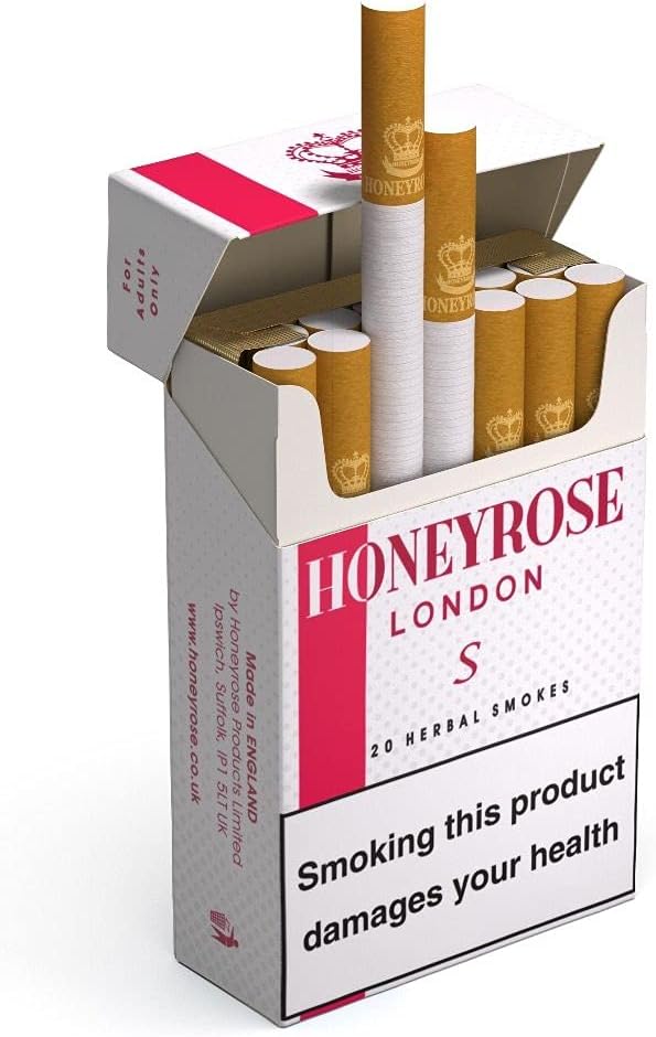 Honeyrose Strawberry Herbal Cigarettes