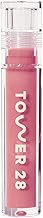Tower 28 ShineOn Milky Lip Jelly, PISTACHIO, Non-Sticky, Hydrating Vegan Lip Gloss in Milky Nude Pink, Moisturizing Apricot and Raspberry Seed Oil, Clean, Cruelty Free