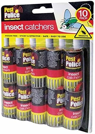 10 Pack Insect Catchers Killer Tape Strip Pest Bug Wasp Window Fly Poison Free