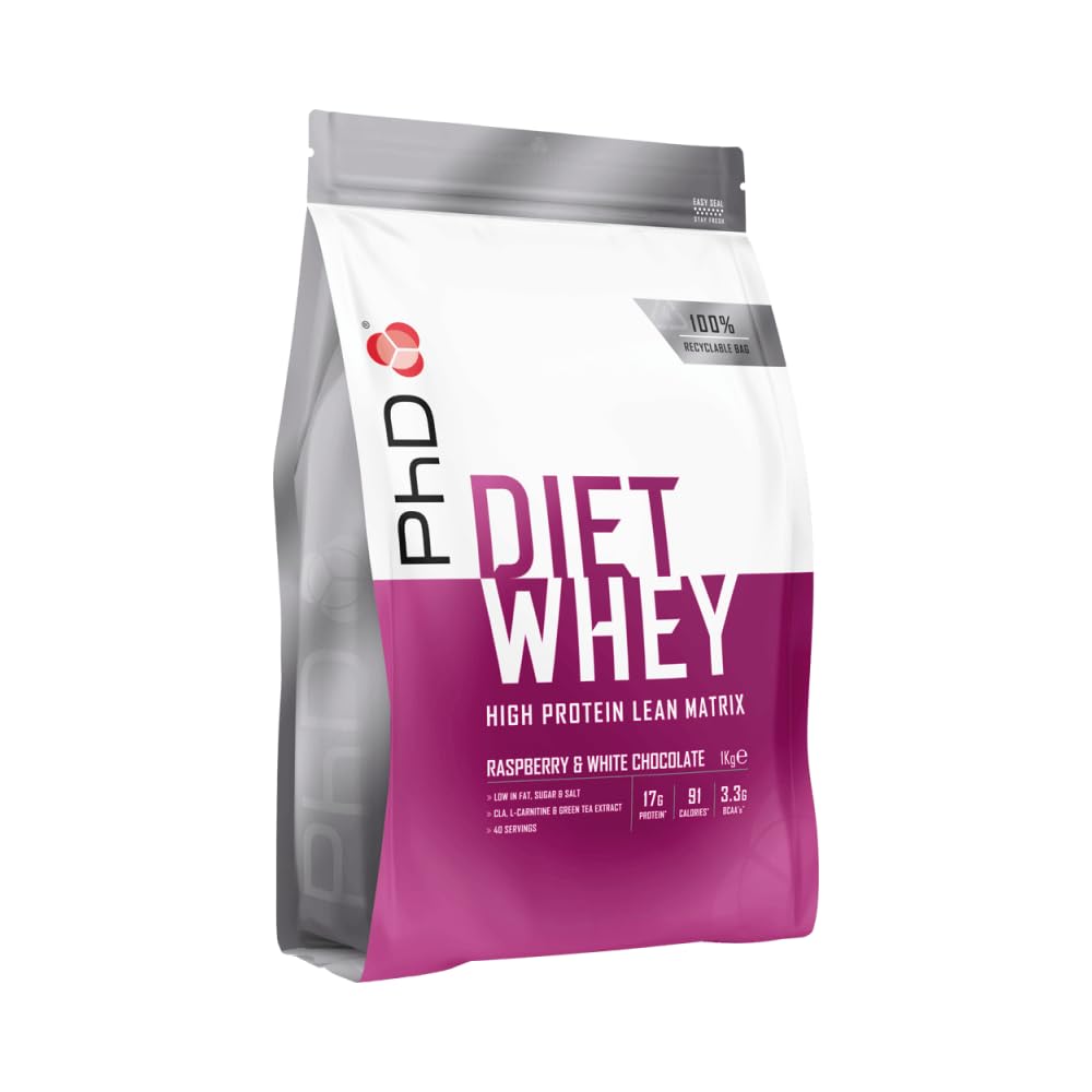 PhD Nutrition Diet Whey 2kg Raspberry & White Chocolate by PhD