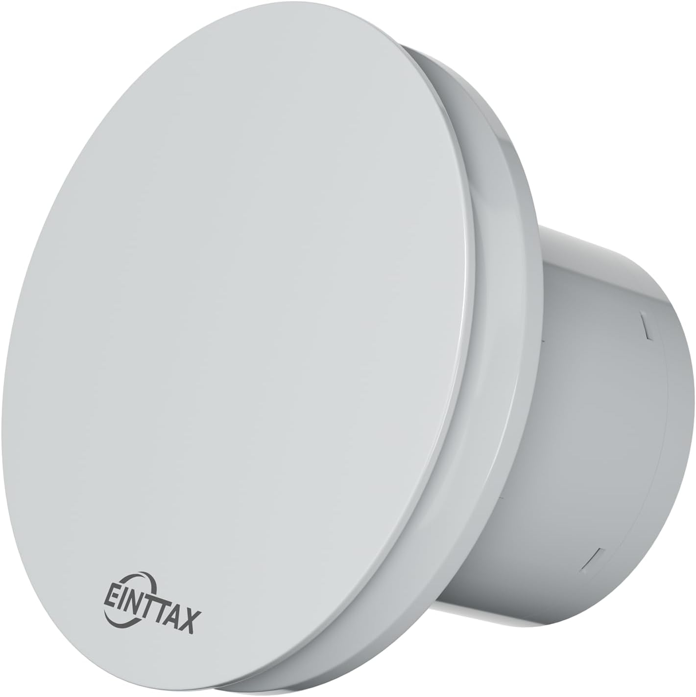 EINTTAX 100mm Silent Bathroom Extractor Fan with Round Baffle, 95m³/h Powerful and Energy-Saving Bathroom Fan, Wall/Window Mounted Extractor Fan for Kitchen Garage Toilet, IPX4 Waterproof