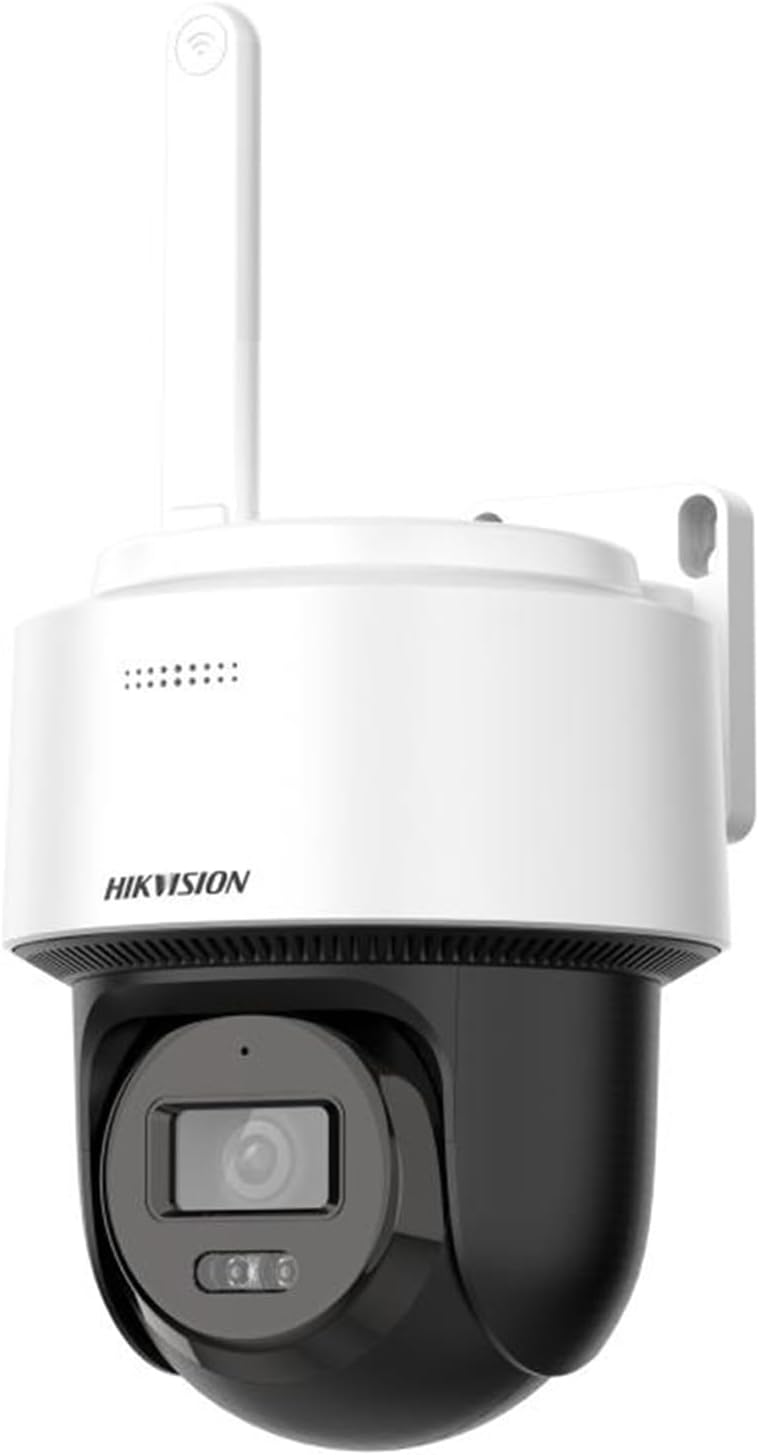 WiFi Camera DS-2DE2C400MWG/W 2.8mm 4MP IP Camera with Smart Hybrid Light, Human Detection and Auto-Tracking Lite, Two-Way Audio, IP66, 512GB Card Slot (Connect to NVS)