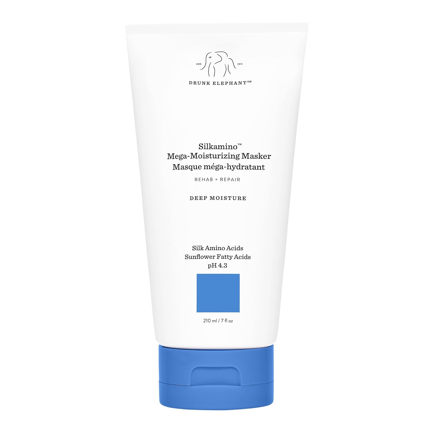 Drunk Elephant Silkamino Mega-Moisturizing Masker Conditioner - For All Hair Types (210 mL / 7 Fl Oz)
