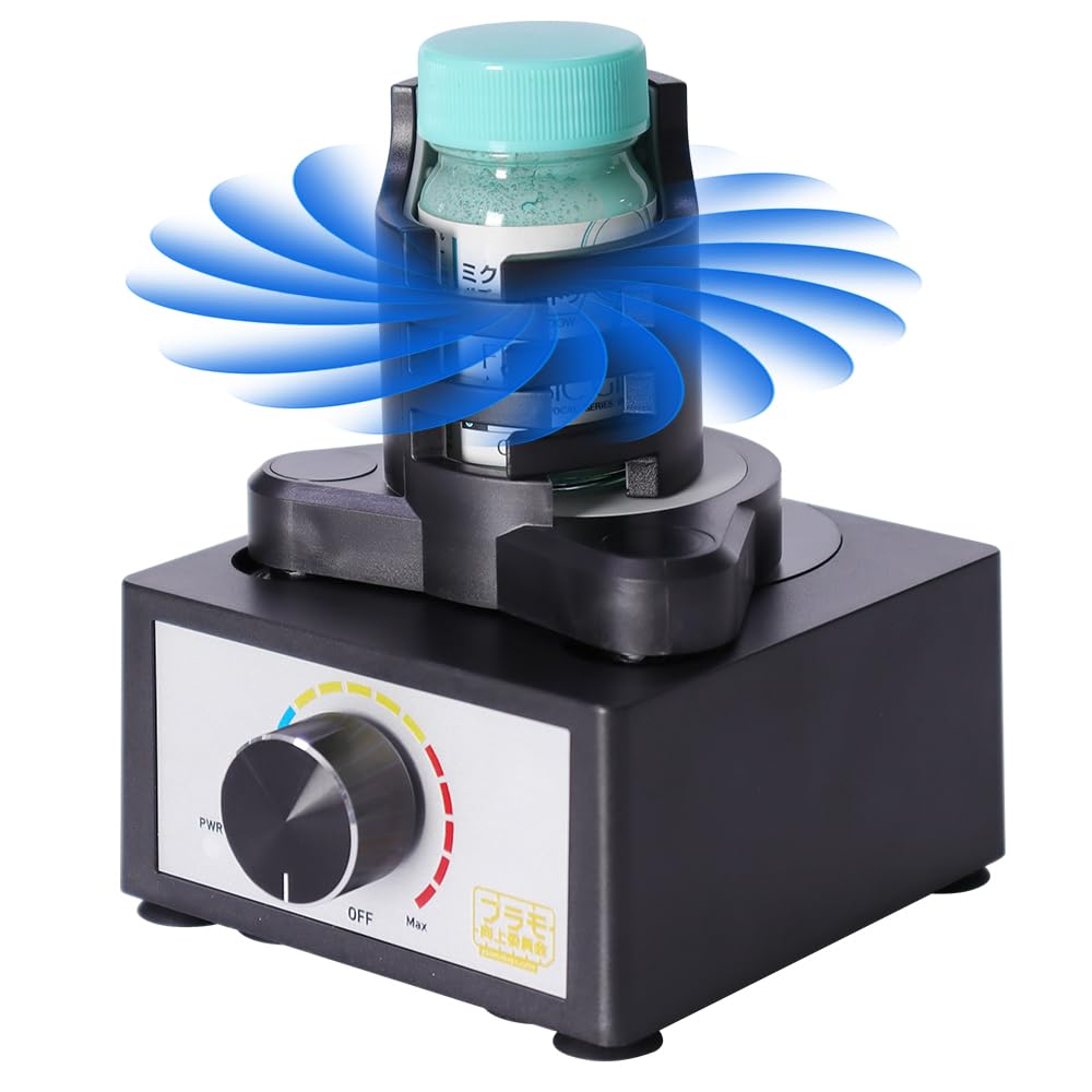 Mini Vortex Mixer, DIY/Model Paint Shaker, Hands-Free, 300~2400rpm, Suitable 10-100ml, Three-Stage Speed, Paint Mix for Lab, Nail Polish, Eyelash Adhesives, Acrylic Paints Mixing, Test Tube