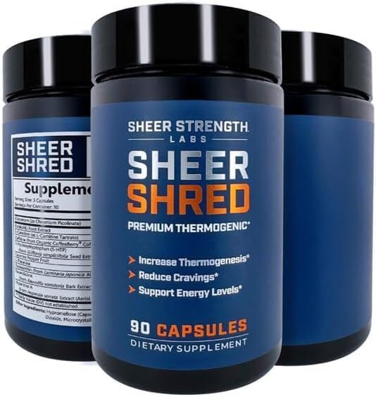 Thermogenic Capsaicin & L-Carnitine Premium Supplement for Men, Jitter-Free Blend of Capsaicin, Rauwolscine, Forskohlii, L-Carnitine & L-Theanine Supplement - 30SV