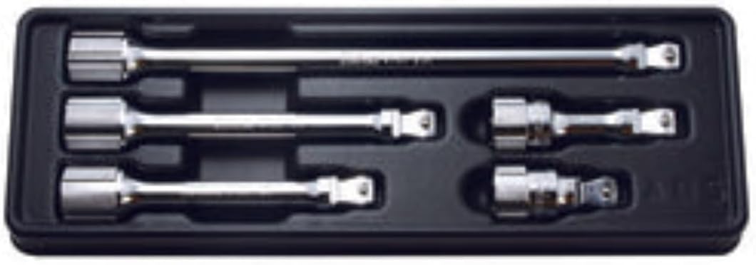 Ko-ken PK4763/5 1/2 Sq. Dr. Wobble-Fix Extension Bar set 50-250mm ABS Tray 5 pieces