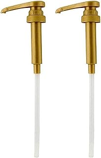 Torani and DaVinci Compatible Syrup Pumps (Set of 2)- fits bottles (25.4 oz-750ml)