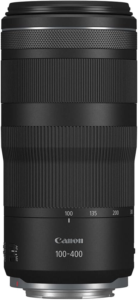 Canon RF Lens 100-400mm F5.6-8 IS USM - Telephoto Zoom Camera Lens with 5.5-stop Optical Image Stabilizer for Sports & Wildlife Photography | Canon EOS R System Compatible Camera Lens