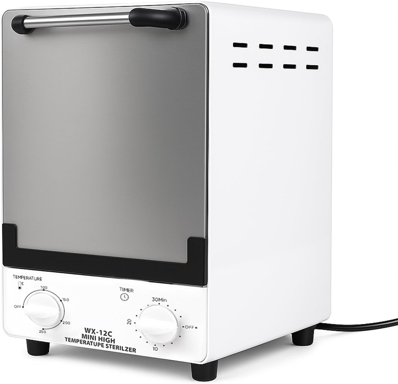 High Temperature Sterilizer,12L large Steriliser for nail tools,infrared Autoclave Sterilizer,adjustable temperature and time control,suitable for beauty and nail salons,dental clinics,Tool Sterilizer