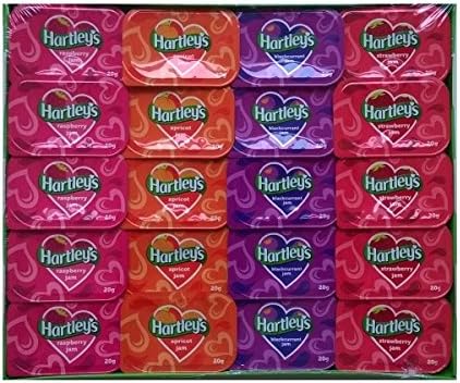 Hartley’s Jams, Individual Portions, Assorted Flavours - 20 g, 20