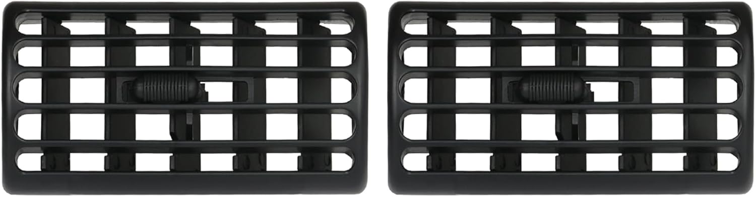 2PCS Center Console Air Vent Grille for Jeep Wrangler TJ 1997-2006 Jeep Cherokee XJ 1997-2001 Replaces 5FS10DX9 Dash Center Dash Vents Louver Outlet Air Conditioning Heater Vents