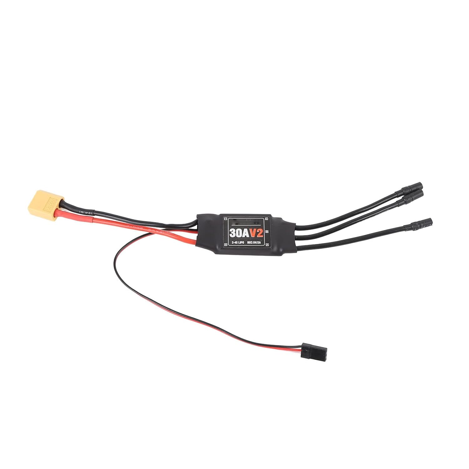 Alomejor 30a Brushless ESC of Reliable Speed Controllers for RC Helicopter Quadcopter Multirotor Consisting of Plastic and Copper