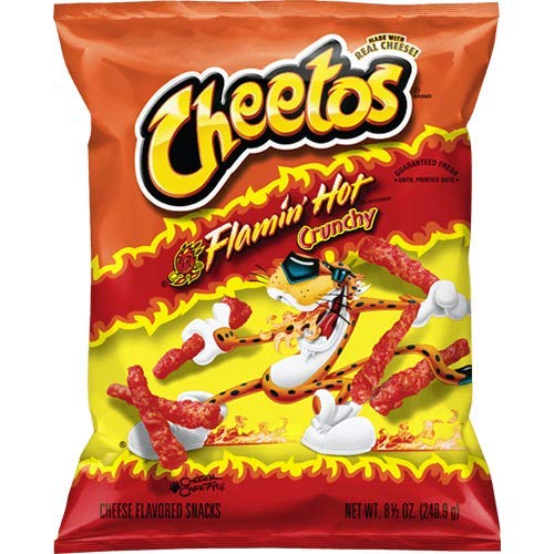 CHEETOS Crunchy FLAMIN’ HOT 2.75 ounce (Pack of 32)
