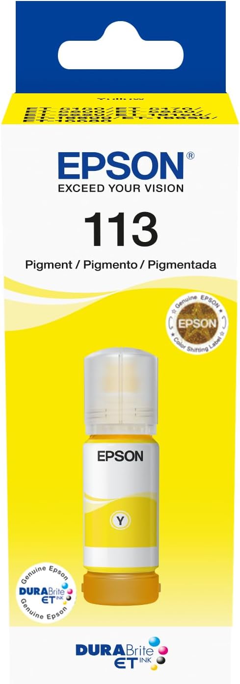 Epson EcoTank 113 Yellow Genuine Ink Bottle