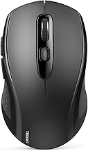 TECKNET Bluetooth Mouse, Wireless Mouse Bluetooth for Laptop 2-in-1(BT 5.0/3.0+2.4Ghz) Computer Mouse, Portable PC Mouse Wireless with USB Receiver for Mac, Compatible with MacBook Pro Air Chromebook