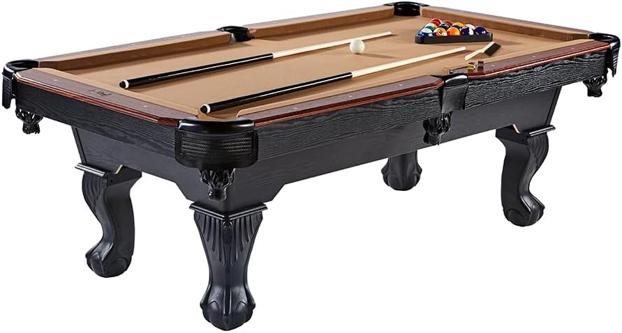 Barrington Billiards Multiple Styles Pool Table, Preassembled Playfields with Complete Billiard Accessory Sets, Perfect for Family Game Rooms