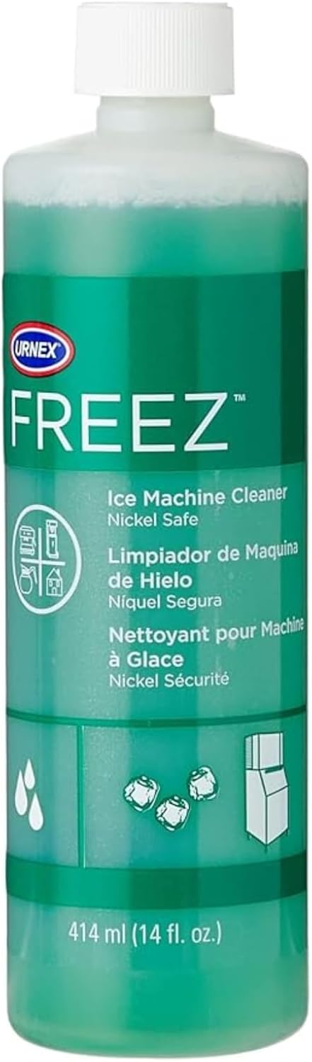 Urnex Freez Ice Machine Cleaner - 14 Ounce - 5 Use - Nickel Safe Formula Based On Citric Acid Commercial Ice System Cleaning Product