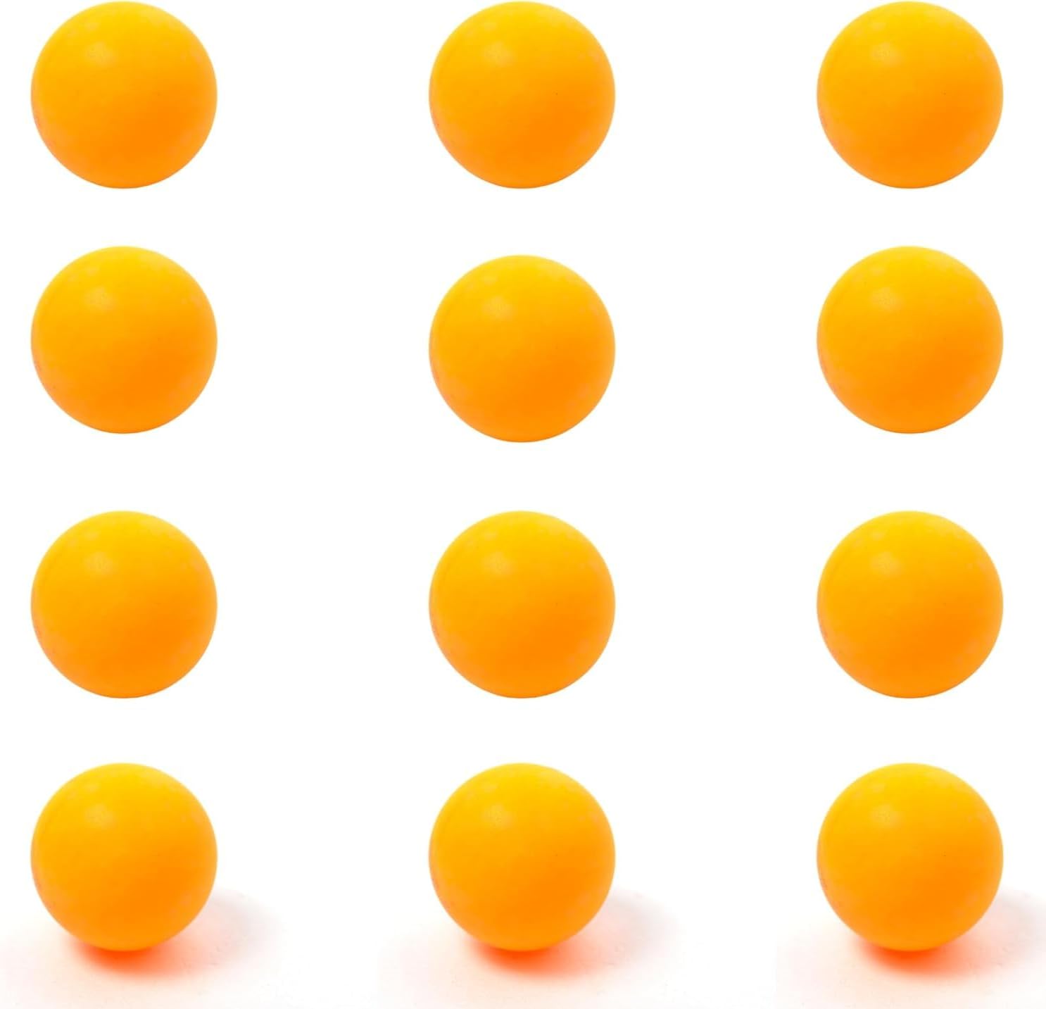 Navoys Beer Pong Balls, Orange Ping Pong Balls, 40mm Ideal for Adult Drinking Games Not suitable for Professional Athletes, Practice, Competition