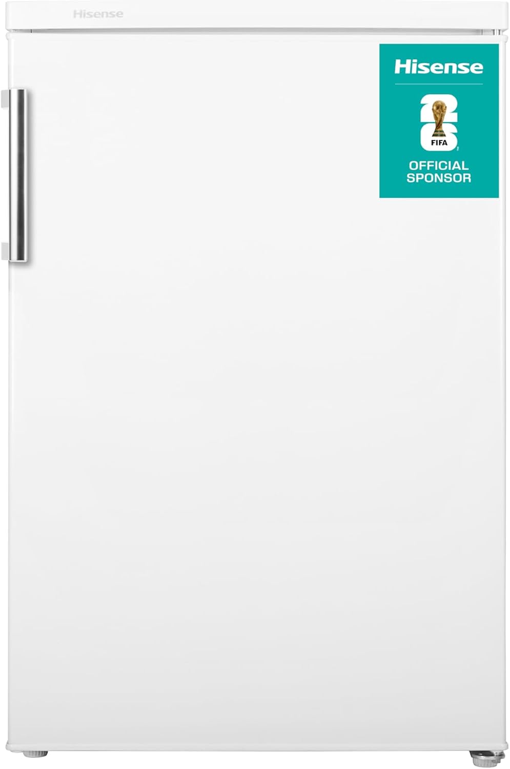 Hisense RL170D4BWE Freestanding 56cm Under Counter Fridge - 132 litre capacity - Auto Defrost - Reversible Door - White - E Rated