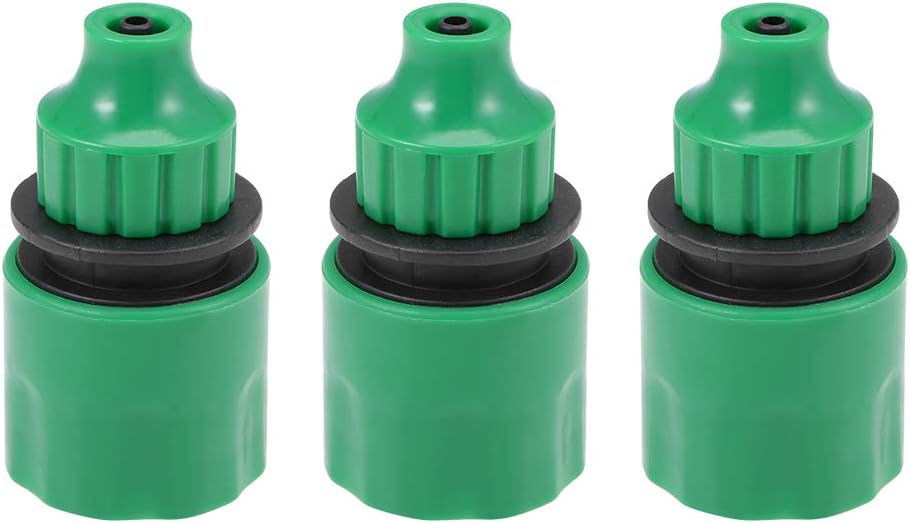 sourcing map Quick Connector Hose Pipe Adapter Fitting 4mm Inner Diameter Hose Tubing for Garden Irrigation System 3pcs