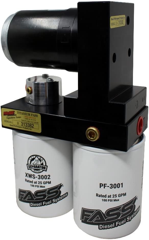 FASS TSC10100G Titanium Signature Series 100GPH Diesel Fuel System fits GM 6.6L Duramax 2001-2010