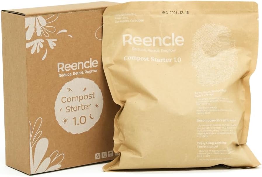 Compost Starter 1.0 | Enhanced Formula for Faster Organic Decomposition and Better Odor Control | Mineral Complex for maxium Boost & Performance | for Reencle Home Composters