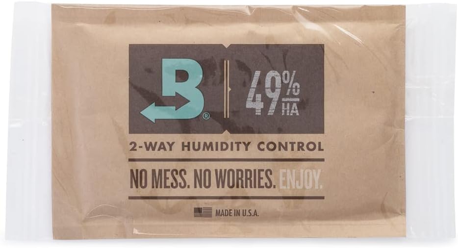 Boveda High-Absorbency 49% Two-Way Humidity Control Pack for Music Instruments in Extreme Humidity – Single – Size 40 – Prevents Warping & Cracking of Wooden Instruments – Individually Wrapped