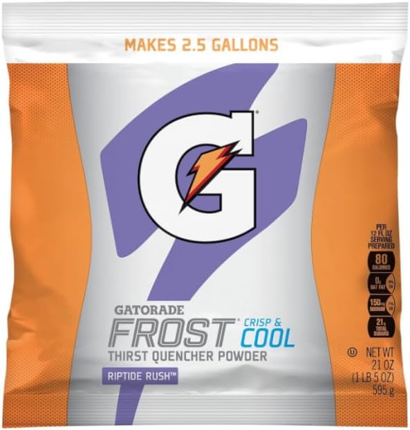 GATOR Thirst Quincher Mix Pouches Makes 2-1/2 Gal, 21 Oz., | FROST COOL | American Imported