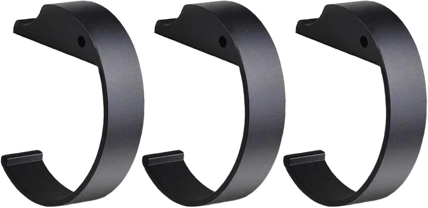 Xuanxi 3 Pieces Aluminum Schoolbag Hook Desk Side Hanging Hooks Multipurpose C Shaped Backpack Hanger for Students Use Office Desk Hook Set