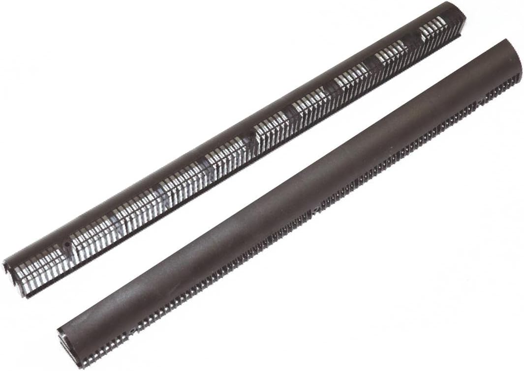 HomeSmart 10 x 1 Metre Over Fascia Vents for Roof Eaves Ventilation 25mm² Continuous Airflow Easy Install Polypropylene Ideal for Pitched & Flat Roofs, Sheds, Garages, and Residential Homes