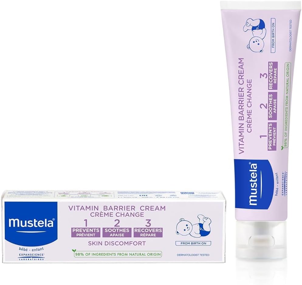 Mustela Baby Nappy Changing Cream, 50 ml