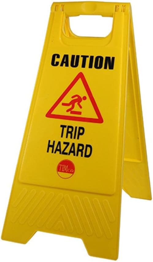 TIMCO Caution Trip Hazard A-Frame Safety Sign - 610 X 300 X 30mm