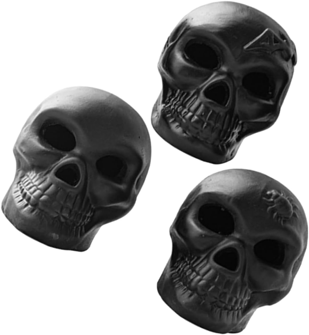 Cabilock Artificial Skull Decor Skull Top Tabletop Decor Skull Model Decoration for Halloween Parties Home Dcor