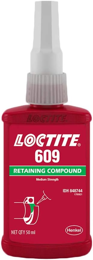 Loctite Genuine Henke 609 X 50Ml Retaining Compound, General Purpose, Green Color