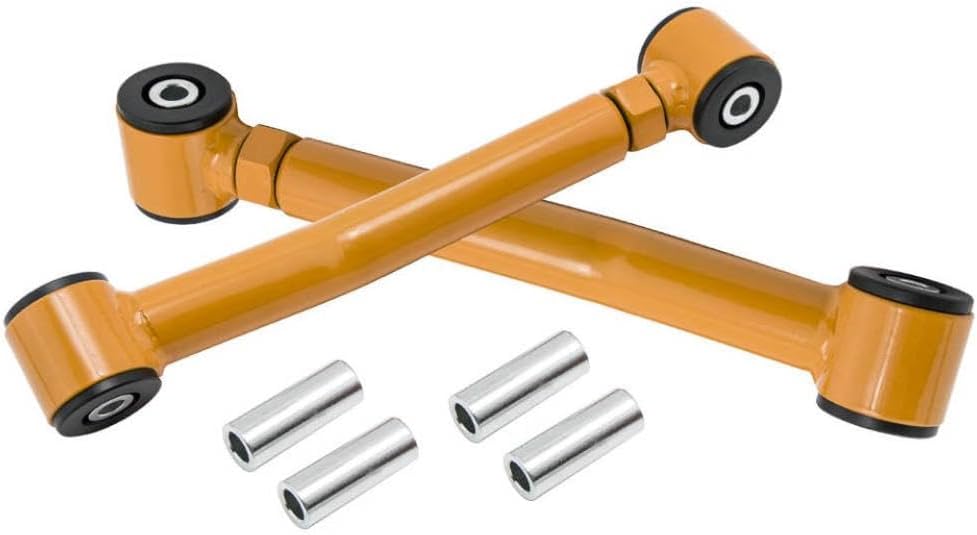 Adjustable Front Upper Lower Control Arms Compatible With Cherokee ZJ 1993 To 1998 Front Lower Heavy Duty Fit Compatible with TJ ZJ XJ MJ Models