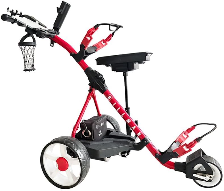 Hillman Caddie 36 Hole Lithium Red Electric Golf Trolley