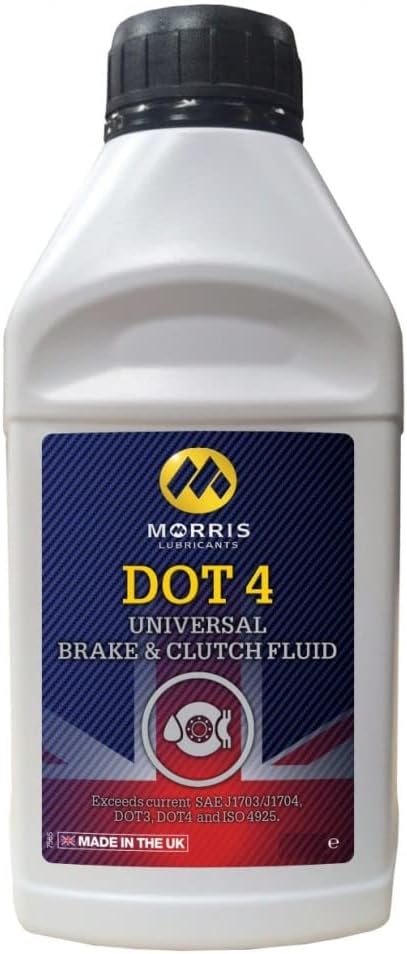Morris Lubricants DOT 4 Universal Brake and Clutch Fluid, 1 Litre