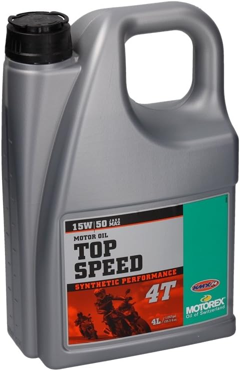 Motorex Top Speed 4T 15W/50 Synthetic 4-Stroke Engine Oil 4 Litres