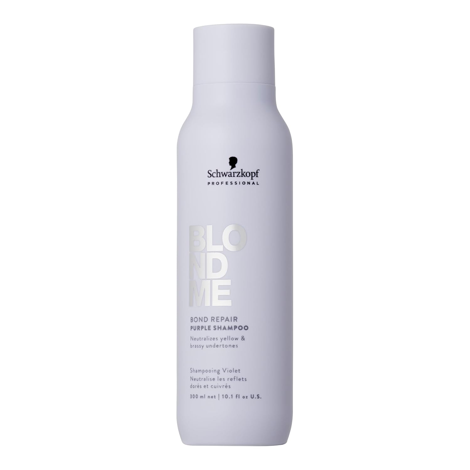 BlondMe Bond Repair Purple Shampoo for Blonde Hair | Neutralizes Yellow & Brassy Tones | Strengthens, Repairs, & Prevents Breakage | For Moisturized, Healthy-Looking Cool-Toned Blondes