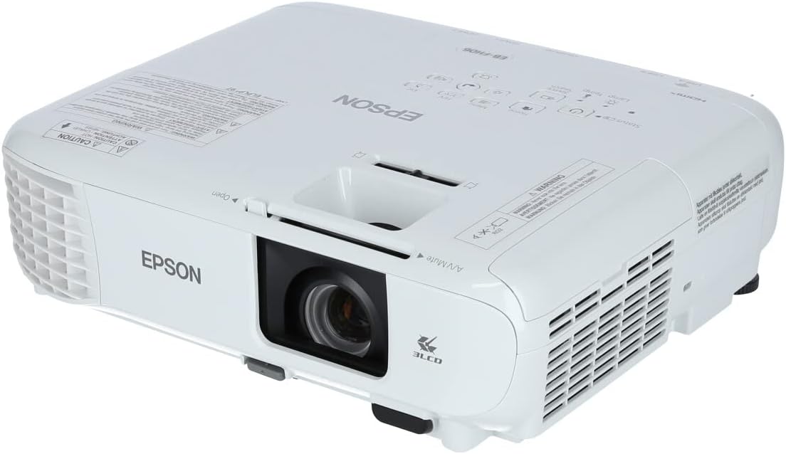 Epson EB-FH06 3LCD, Full HD 1080p, 3500 Lumens, 332 Inch Display, Up to 18 years Lamp Life, Home Cinema Projector White [Amazon Exclusive]