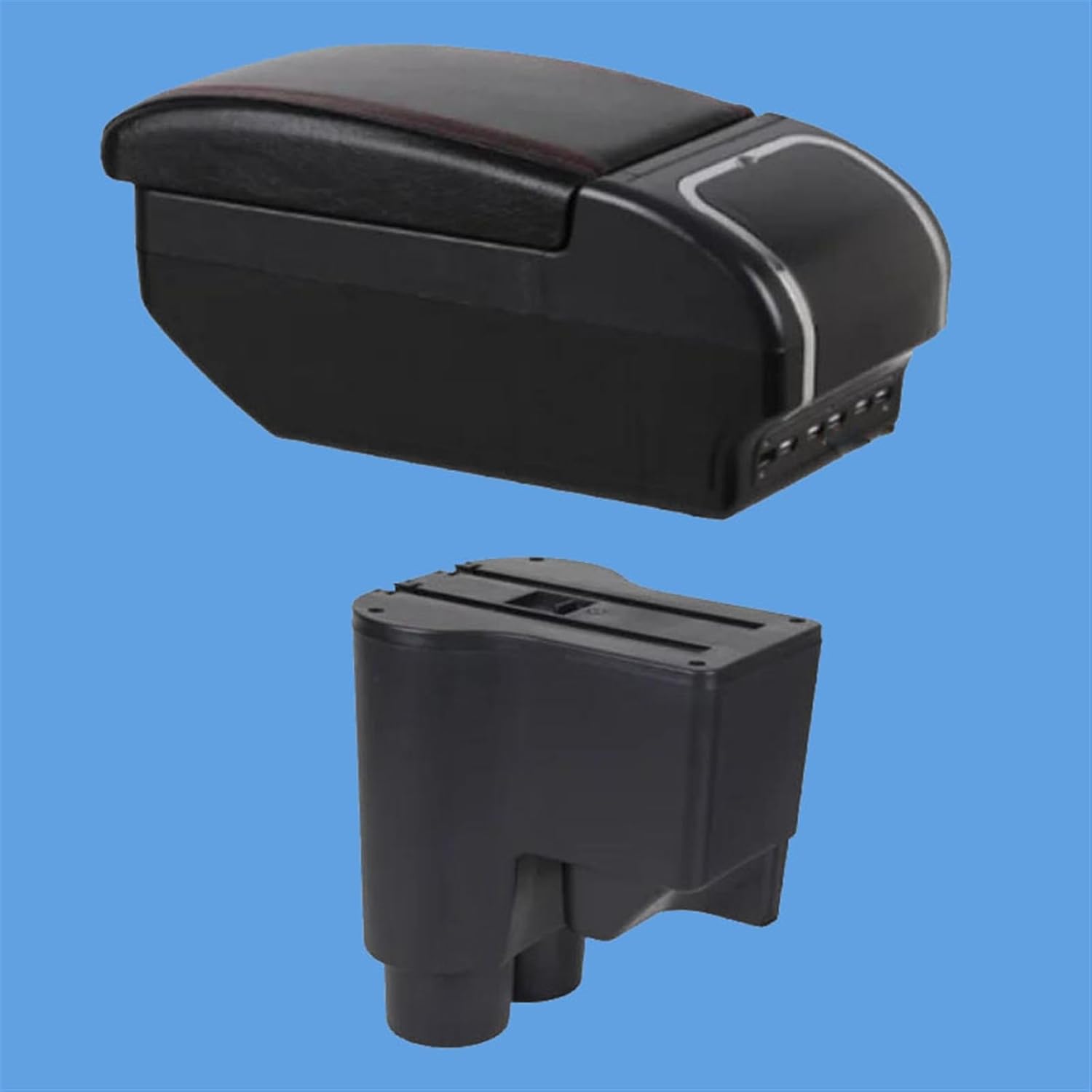 IFFANY Car Armrest Box For Daihatsu For Sirion For Materia 2007-2015 Centre Console Armrest Storage Box With 9 USB Interface Accessories