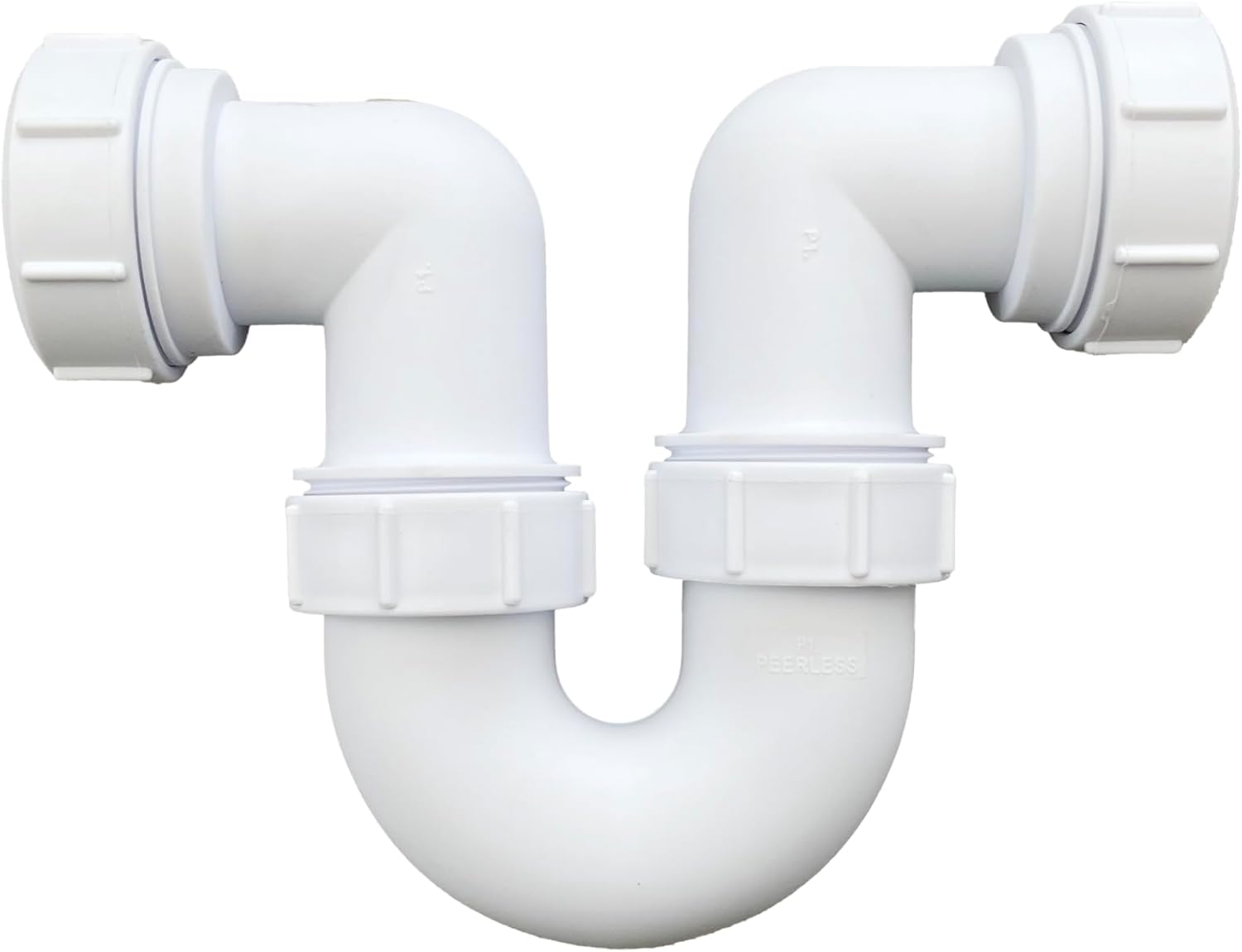 Multi-fit Running Swivel P Trap 32mm (1.1/4') Sink Waste Pipe Trap, BS EN 274-1:2002 Compliant. with EPDM Sealing Washer and 75mm Seal. Basin Trap, Ideal for Effective Kitchen Sink Trap Solution